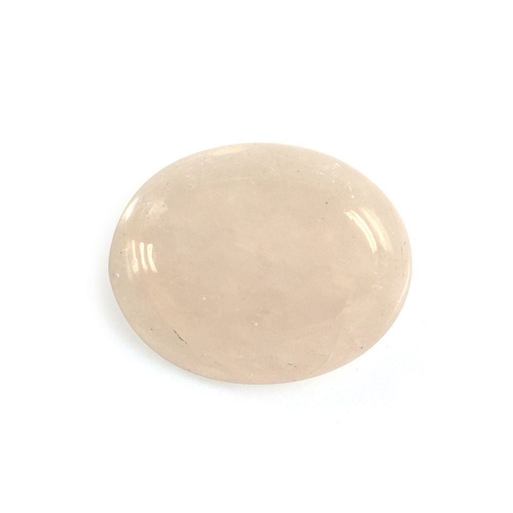 MILKY MORGANITE OVAL CAB 10X8MM 2.45 Cts.
