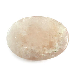 MILKY MORGANITE OVAL CAB 14X10MM 5.38 Cts.