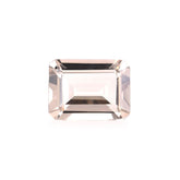 PEACH MORGANITE CUT OCTAGON (A) 8X6MM 1.10 Cts.