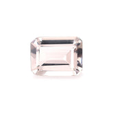 PEACH MORGANITE CUT OCTAGON (A) 8X6MM 1.35 Cts.