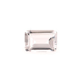 PEACH MORGANITE CUT OCTAGON (A) 6X4MM 0.50 Cts.