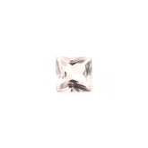 PEACH MORGANITE PRINCESS CUT SQUARE (A/CLEAN) 3X3MM 0.15 Cts.