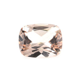 PEACH MORGANITE CUT CUSHION (AA/SI) 10X8MM 2.65 Cts.