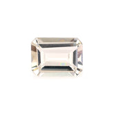 PEACH MORGANITE CUT OCTAGON (A/YELLOW) 8X6MM 1.30 Cts.