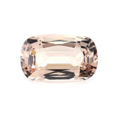 PEACH MORGANITE CUT CUSHION (AAA/CLEAN) 13X8MM 3.88 Cts.