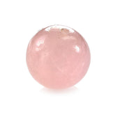 PINK MORGANITE (MILKY) PLAIN ROUND BALL (HALF DRILL 1.20MM) 10-10.50MM 7.58 Cts.