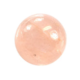 PEACH MORGANITE (MILKY) PLAIN ROUND BALL 11-11.50MM 10.52 Cts.
