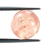PEACH MORGANITE (MILKY) PLAIN ROUND BALL 10-10.50MM 7.73 Cts.