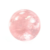 PINK MORGANITE (MILKY) PLAIN ROUND BALL (FULL DRILL-1.20MM) 11-11.50MM 10.21 Cts.