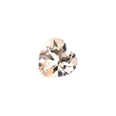 PEACH MORGANITE (YELLOWISH) CUT HEART 5X5MM (AAA/CLEAN) 0.41 Cts.