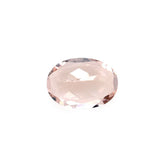PEACH MORGANITE CUT OVAL (AA/HI) 7X5MM 0.64 Cts.