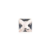 PEACH MORGANITE PRINCESS CUT SQUARE (AA/HI) 3X3MM 0.13 Cts.