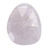 MORGANITE ROSE CUT BRIOLETTE PEARISH (PINK) (MILKY) 15.50X12.50MM 5.10 Cts.