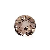 PEACH MORGANITE CHECKER CUT ROUND (AAA) 8.00X8.00 MM 1.65 Cts.