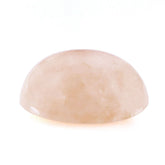 MILKY MORGANITE PLAIN OVAL CAB 12X10MM 4.68 Cts.