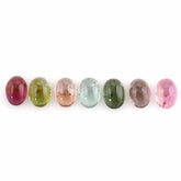 MULTI TOURMALINE OVAL CAB (HI) 7X5MM 0.86 Cts.
