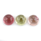 MULTI TOURMALINE ROUND CAB (HI) 8MM 2.33 Cts.
