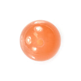 ORANGE MOONSTONE PLAIN ROUND BALL (HALF DRILL 1.10MM) 8.50-9.00MM 4.58 Cts.