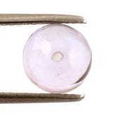 PINK AMETHYST PLAIN BALLS (HALF DRILL) 8MM 3.52 Cts.