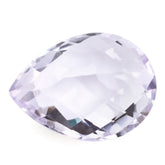 PINK AMETHYST CHECKER CUT PEAR (LITE) 20X15MM 14.15 Cts.