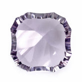 PINK AMETHYST CONCAVE NINETY CUT CUSHION (DES#22) (LITE) 12MM 6.80 Cts.