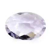 PINK AMETHYST CHECKER CUT OVAL 14X10MM 4.92 Cts.