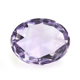 PINK AMETHYST ROSE CUT OVAL CAB 12X10MM 4.06 Cts.