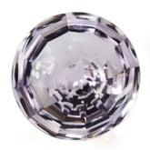 PINK AMETHYST BUFFTOP CONCAVE STEP CUT BACK ROUND (DES#47) 15MM 10.47 Cts.