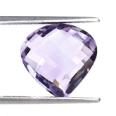 PINK AMETHYST BRIOLETTE PEAR TABEEZ 14MM 6.75 Cts.