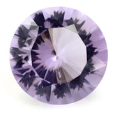 PINK AMETHYST DIAMOND CUT ROUND 16MM 12.23 Cts.