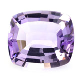 PINK AMETHYST CUT CUSHION (STEP CUT BACK) 14X12MM 8.28 Cts.