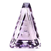 PINK AMETHYST SUPPER BUBBLE TRAPEZOID (DES#119) 18X12MM 8.05 Cts.