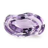 PINK AMETHYST SWIRL CUT LEAF (DES#94) 16X9.50MM 6.00 Cts.