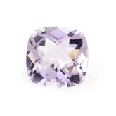 PINK AMETHYST CHECKER CUT CUSHION (LITE) 7MM 1.40 Cts.