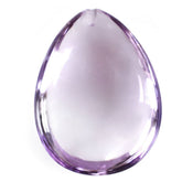 PINK AMETHYST LENTIL PEAR (HALF DRILL 1.00MM) 20X15MM 13.89 Cts.