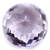 PINK AMETHYST CHECKER CUT ROUND 18MM 18.40 Cts.