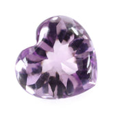 PINK AMETHYST BUFFTOP HEART 12X11MM 5.49 Cts.