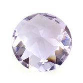PINK AMETHYST CHECKER CUT ROUND 10MM 3.12 Cts.