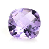 PINK AMETHYST CHECKER CUT CUSHION 9MM 2.90 Cts.