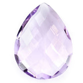 PINK AMETHYST BRIOLETTE PEAR 20X15MM 9.70 Cts.