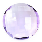 PINK AMETHYST BRIOLETTE ROUND 15MM 7.90 Cts.