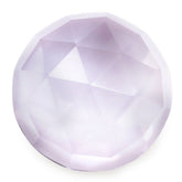 PINK AMETHYST ROSE CUT ROUND CAB (LITE) 15MM 10.60 Cts.