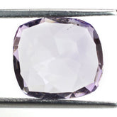 PINK AMETHYST ROSE CUT BRIOLETTE CUSHION 13.50X12.50MM 8.25 Cts.