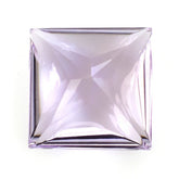 PINK AMETHYST BUFFTOP PRINCESS CUT SQUARE 12MM 7.88 Cts.