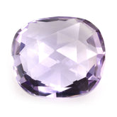 PINK AMETHYST ROSE CUT BRIOLETTE CUSHION 12X11.50MM 5.10 Cts.