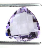 PINK AMETHYST BRIOLETTE TRILLION 12MM 5.56 Cts.