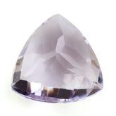 PINK AMETHYST CHECKER CUT TRILLION 12MM 4.87 Cts.
