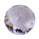 PINK AMETHYST CHECKER CUT ROUND 12MM 5.52 Cts.