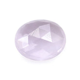 PINK AMETHYST FLAT ROSE CUT OVAL CAB (DES#146) 10X8MM 2.18 Cts.