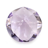 PINK AMETHYST EYE CUT ROUND (DES#89) 13MM 7.06 Cts.